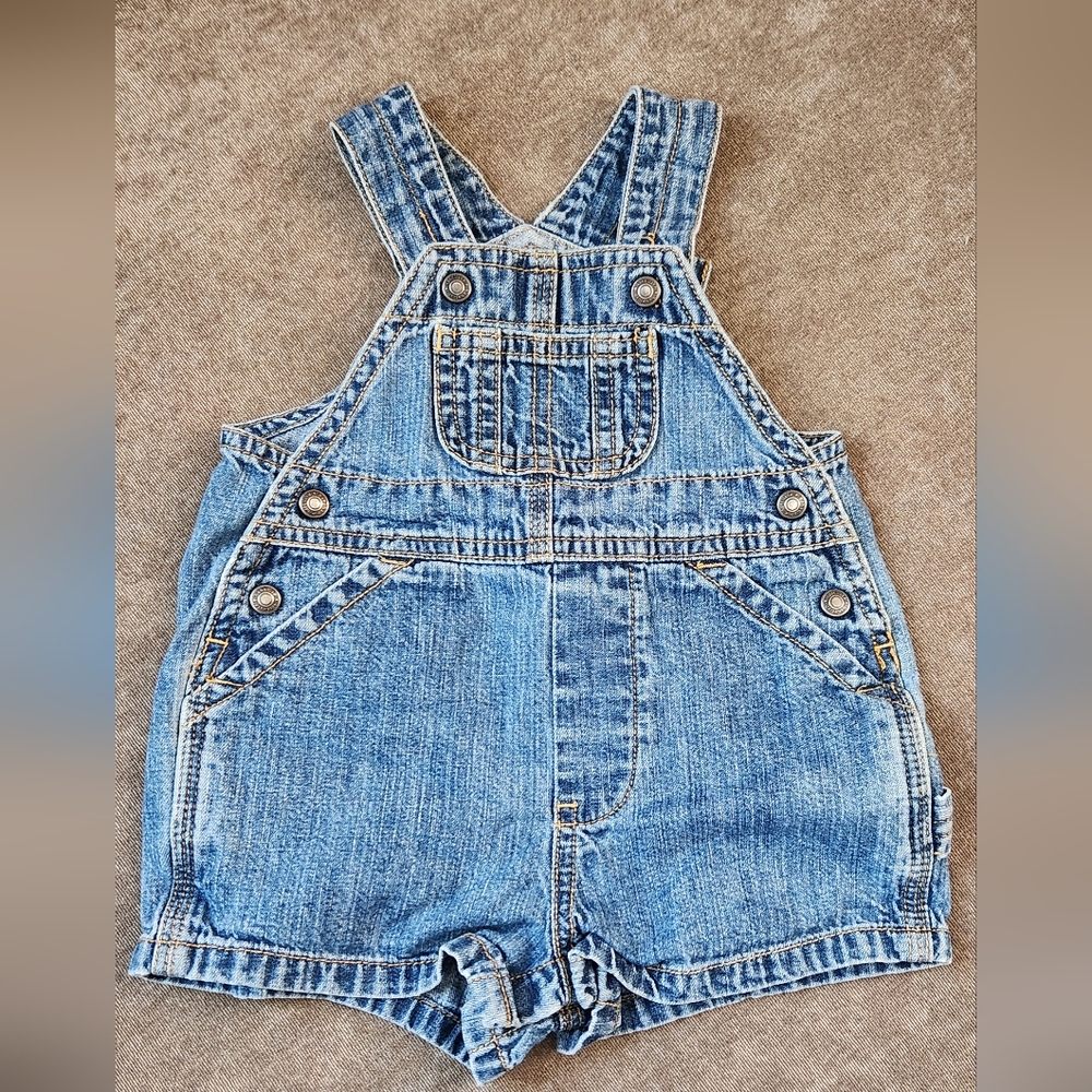GAP Light Blue Kids Denim Overalls